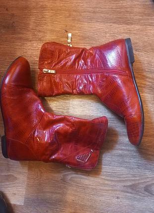 Чоботи жіночі meglias 38 розмір жіночі червоні