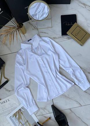 Стильная классическая женская рубашка из шелка армани 42-44 46-48