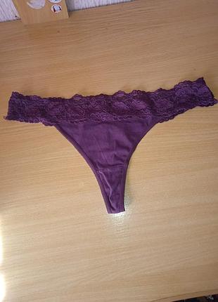 Стринги коттон большого размера