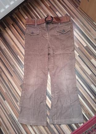 Штани вельветові для дівчаток