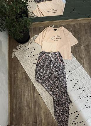 Коттоновая пижамка костюм для дома🌿