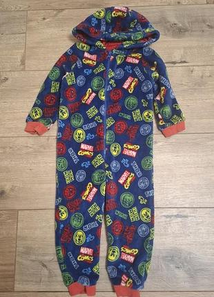 Кігурімі хлопчику на 2-3 роки зріст 92-98 см флісове месники марвел