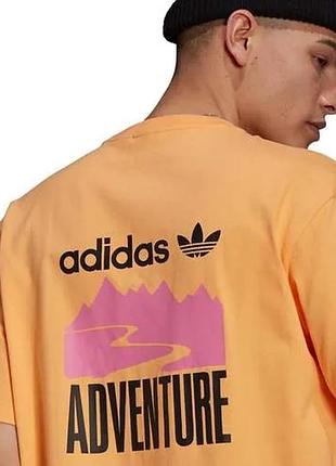 Adidas adventure футболка з останніх колекцій вільний фіт
