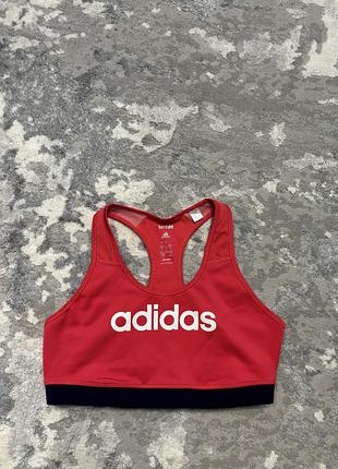 Спортивний жіночий женский  кроп топ топік для бігу для спорту adidas
