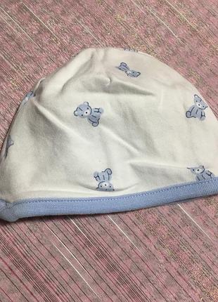 Трикотажна шапочка  3-6 міс