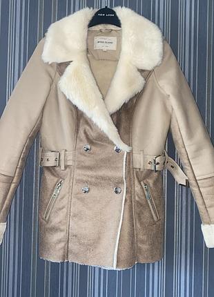 Тепла жіноча плюшева дублянка river islend s-m