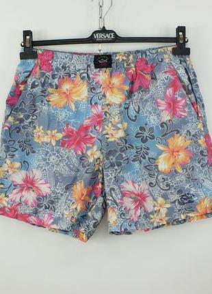 Шикарные купальные шорты плавки paul &amp; shark floral print swim trunks men's