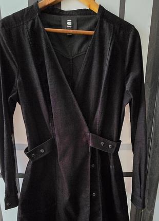 Платье из микро вельвета g raw