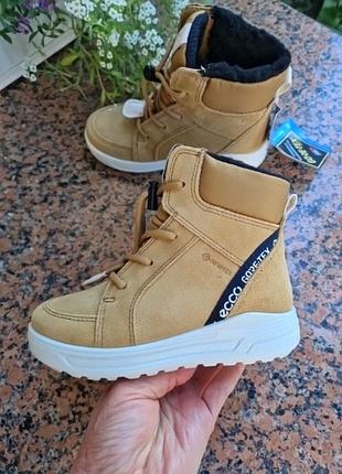 Зимние термо ботинки ecco urban snowboarder gore-tex / размер 28, 30 оригинал