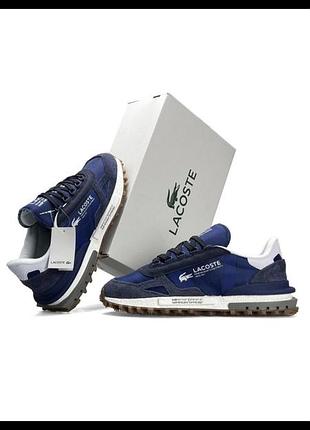 Чоловічі кросівки lacoste elite active prm navy white