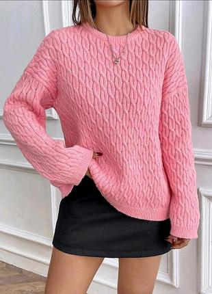 Светр яскравий рожевий
