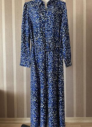 🥰 нова! сукня сорочка з поясом в принт lipsy 14 нюанс