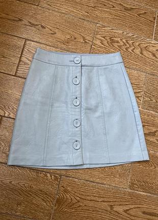 Ошатна фірмова спідниця під шкіру