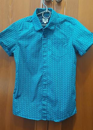 Рубашка для мальчика, рубашка детская, рубашка с коротким рукавом на мальчика