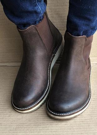 Ботинки keen bailey chelsea waterproof 1022008 натуральный нубук оригинал новые р.37.5