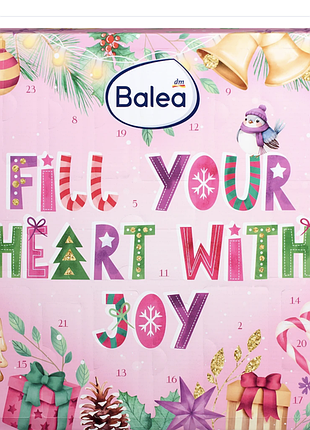 Адвент календарь уходовой косметики balea adventskalender bath 2025