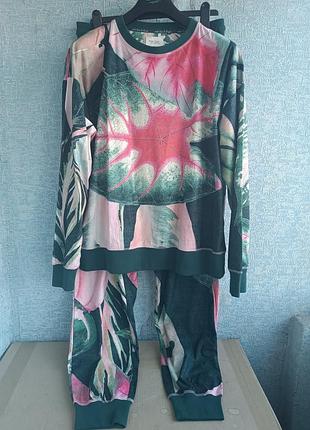 Новый гламурный бомбезный домашний костюмчик пижама next на высокий рост