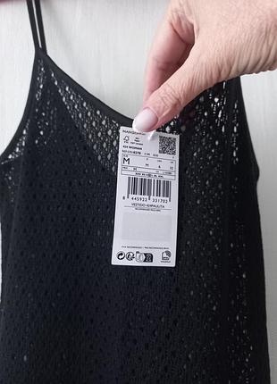 Новый  ажурный прозрачный сарафан на бретелях mango