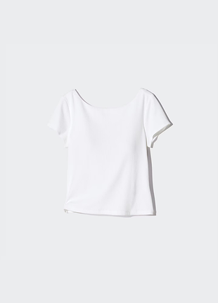 Футболка топ с бюстгальтером airism uniqlo
