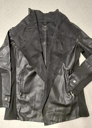 Шикарний шкіряний жакет next, розмір 12 (uk)