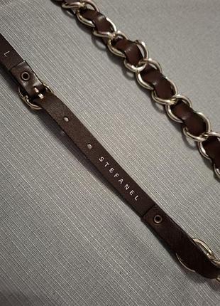 Stefanel  ремень пояс кожа