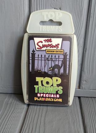 Карткова гра "top trumps specials the simpsons - horror edition".