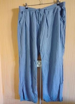 Штани льон + віскоза