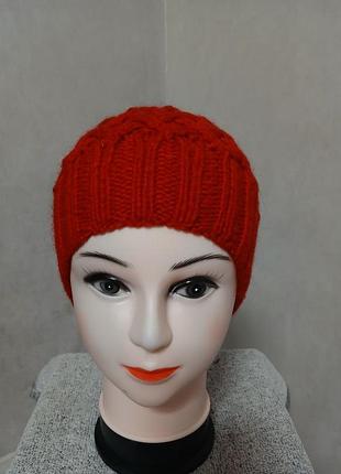 Шапка бини демисезон тонкая размер 54-55 см (мод23)