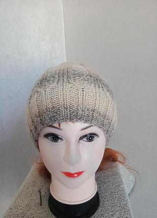 Шапка бини с переходом цвета (мод48)