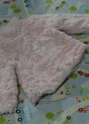 Нова демісезонна куртка полушубок на дівчинку early days primark 80 см 9-12 місяців