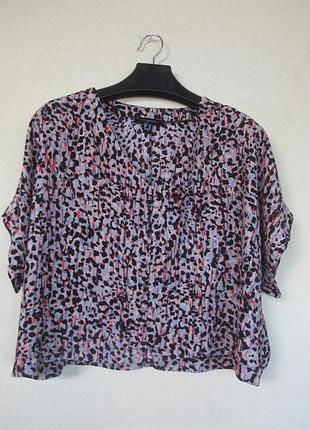Укороченная женская блуза оверсайз животный принт от atmosphere