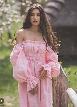 Сукня українського бренду the ellis clothers 100% льон, xs-s-m