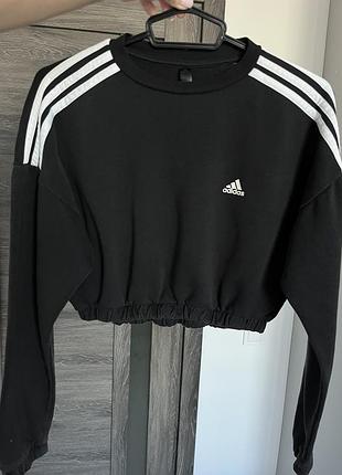 Укороченное худи adidas
