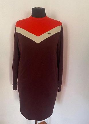 Трикотажное платье lacoste