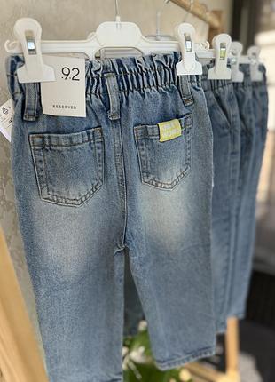 Джинси мом на дівчинку 4