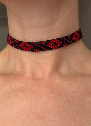 Чокери з бісеру , гердан