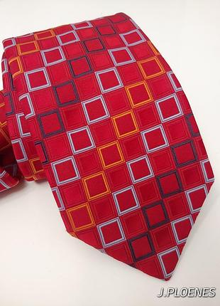 Стильна краватка бордова картата від j.ploenes 1+1=3🎁на все❗
