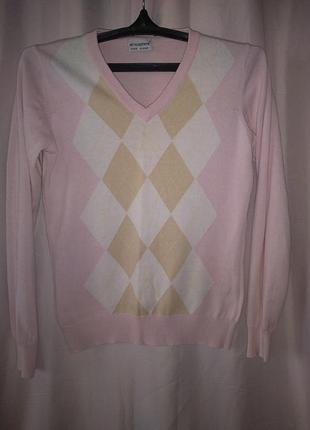 Джемпер женский с ромбами atmosphere