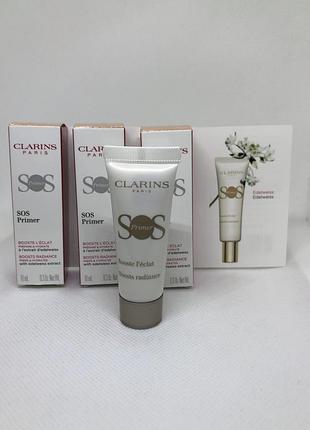 Оригинал clarins sos primer праймер база под макияж white
