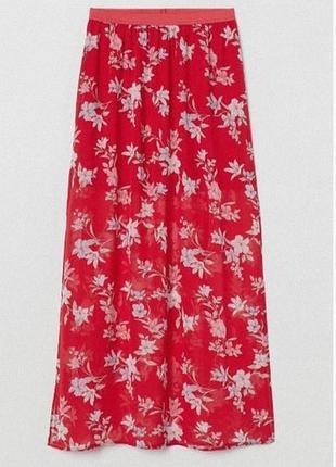 Юбка, шифоновая, размер м, от h&m
