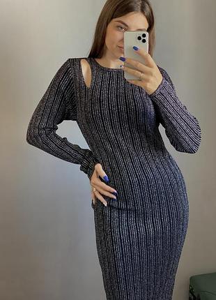 Сукня з люрексовою ниткою