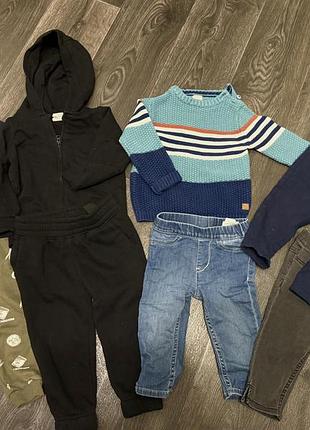 Лот детских вещей набор дл мальчика 80-90 см