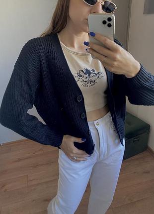 Кардиган вʼязаний