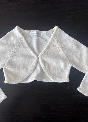 Болеро біле на дівчинку