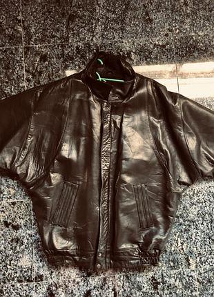 Куртка шкіра лайки рукав летуча миша