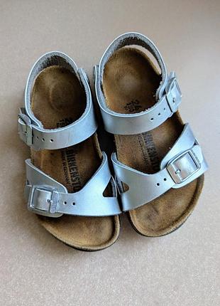 Босоножки сандалии birkenstock (24) оригинал на девочку физиологические ортопедические