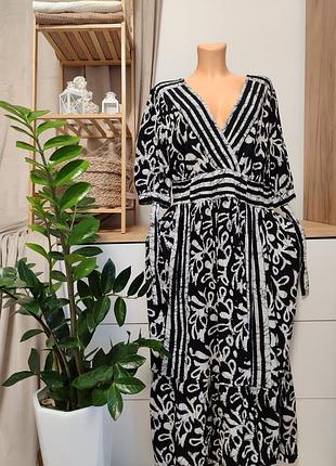 Стильна натуральна сукня максі!