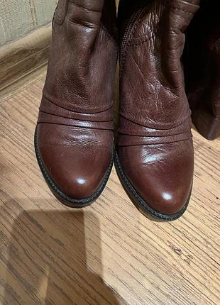 Сапоги натуральная кожа