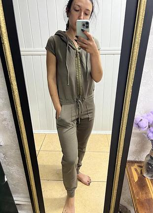 Комбінезон спортивний жіночий с/м колір хакі