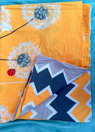 Пододеяльник двусторонний с одуванчиками